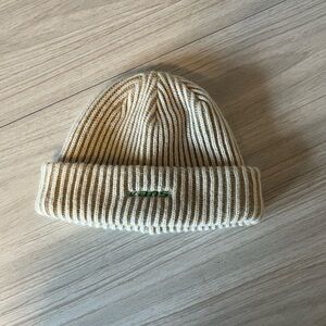 Vans Cream Ribbed Beanie